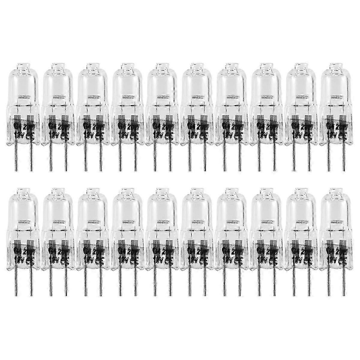 20 Pcs G4 Halogen Bulbs,20w 12v Halogen Light Bulbs
