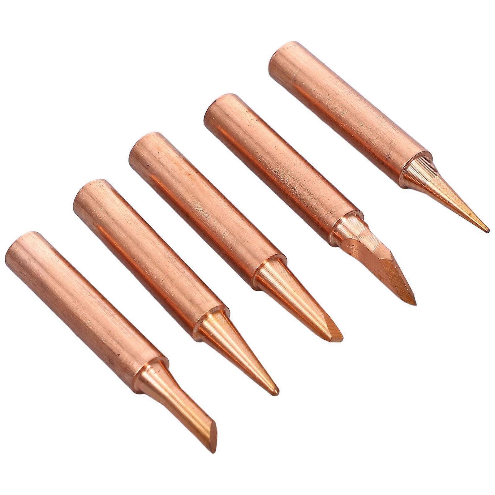 لحام الحديد نصائح استبدال الموصلية الحرارية التسخين السريع أدوات لحام أشكال متنوعة الشوكولاته 5 قطع