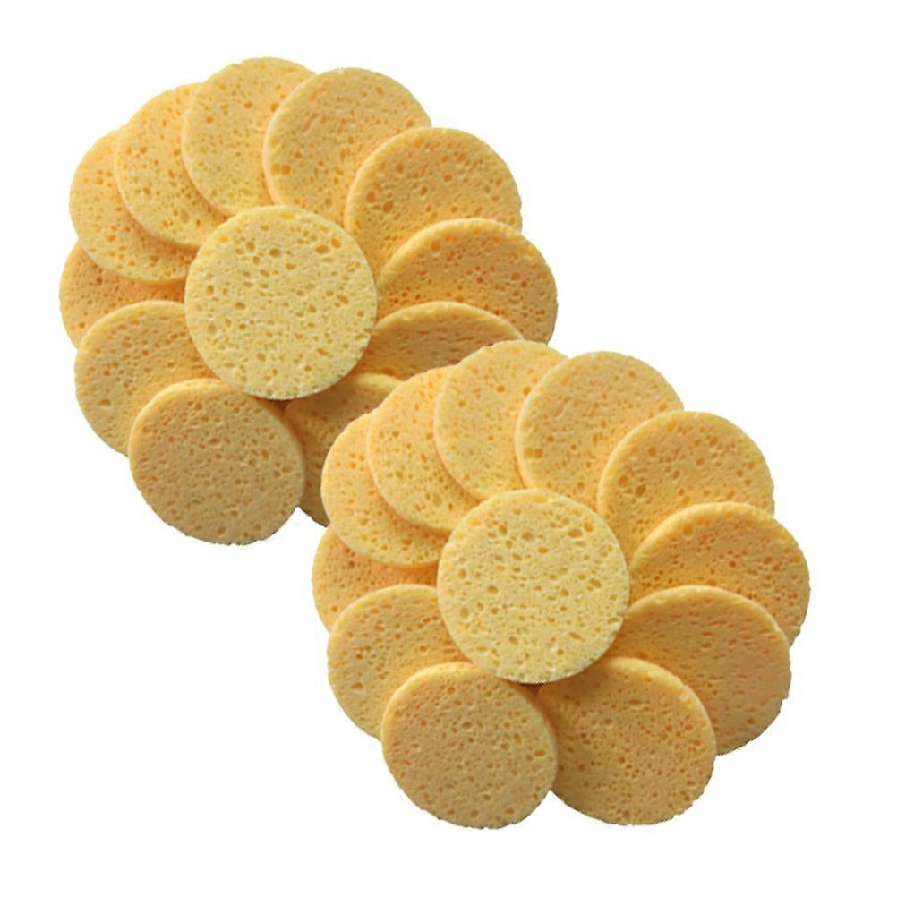 SkinFriendly Cotton Pads for Makeup Use Premium Cellulose Sponge Safe for Sensitive Skin Round 80x8mm