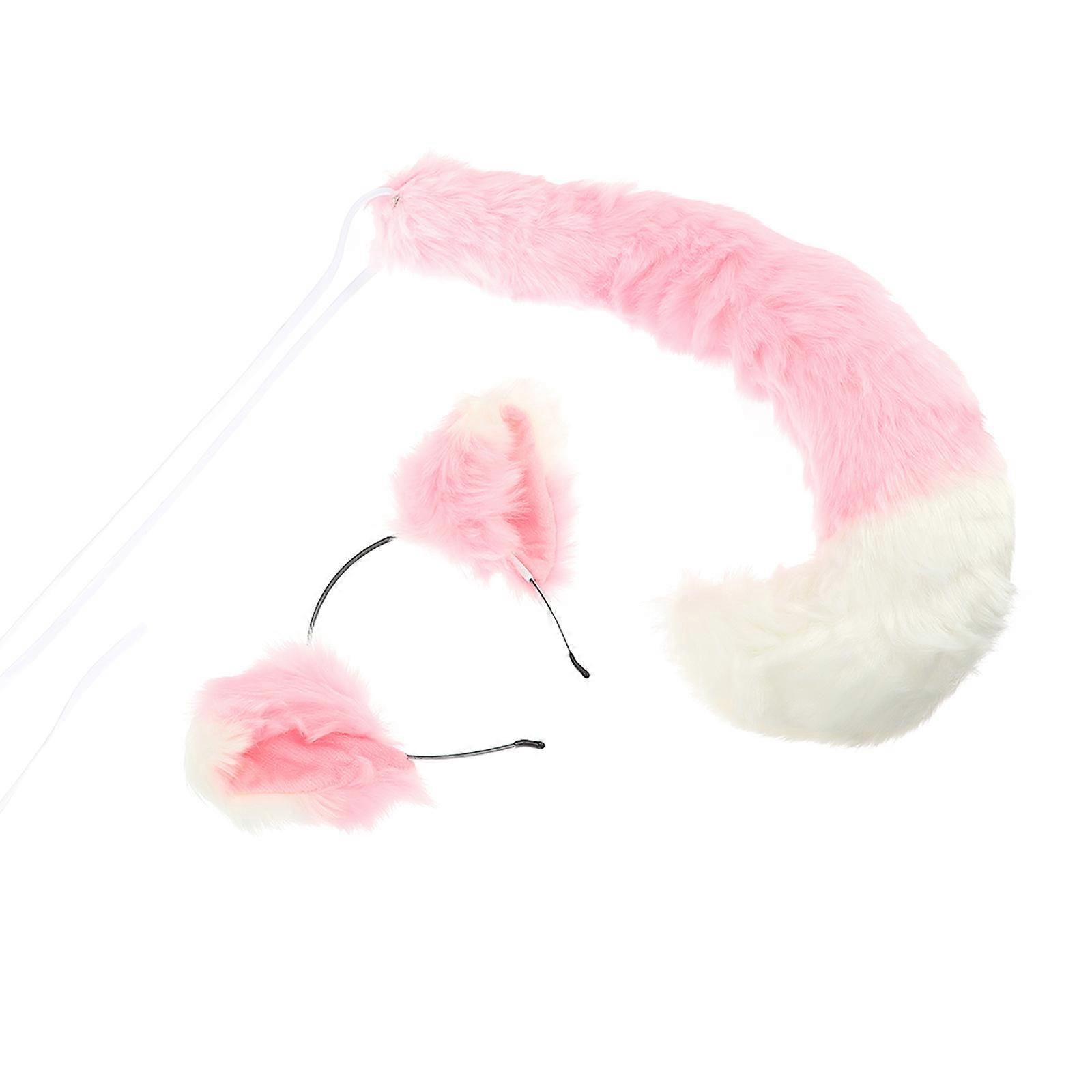 It looks like you're describing a product listing for a **Fox Ear Headband and Tail Set**! Here's polished and detailed version of that product