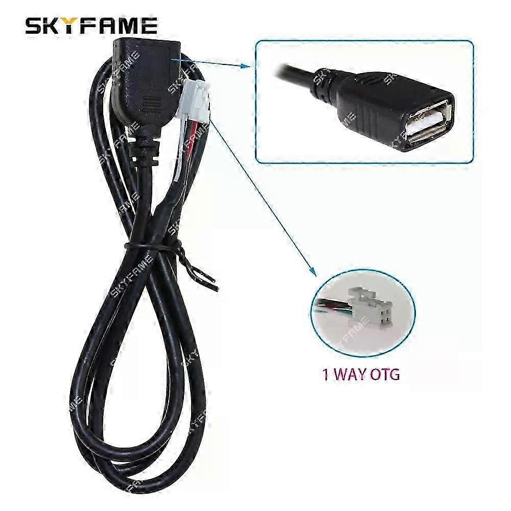 Gilt für Auto Head Unit Kabelbaum Kit für Auto Android RCA Kabel GPS 4G Antenne Reversing Line USB Mikrofon SIM-Kartensteckplatz