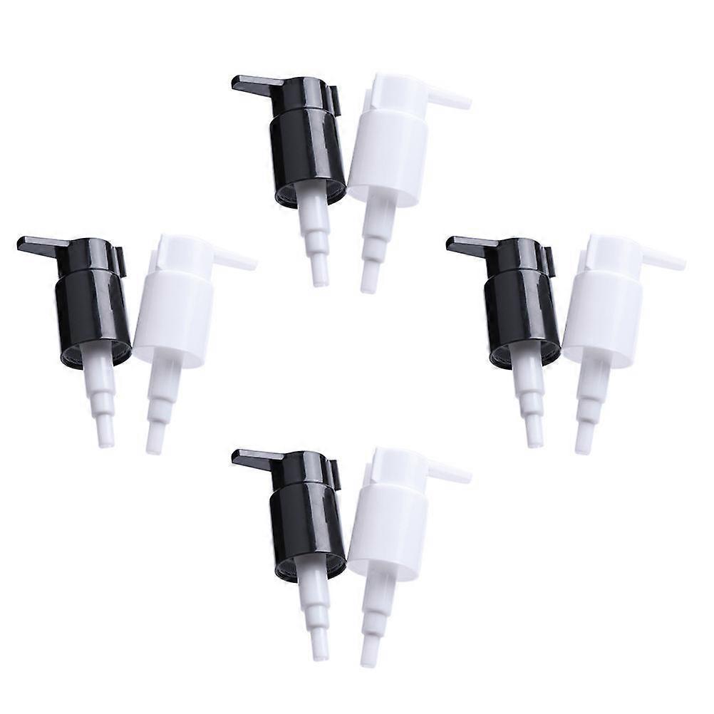8pcs Replacement Lotion Pumps with Clips, Durable Soap Dispenser for Bathroom & Kitchen Bottles, Refillable Liquid Dispenser Easy Press & Leak