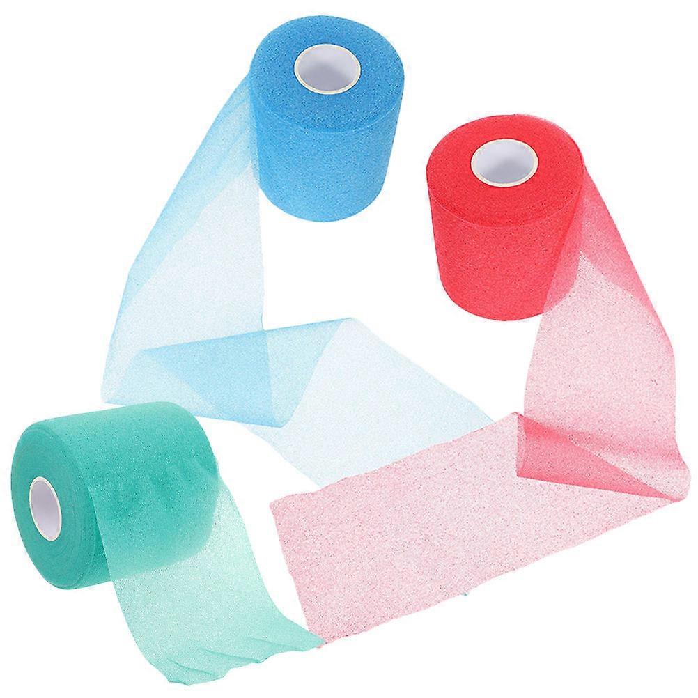 Portable Sports Wraps with Shockproof Sponge Material for Joint Protection and Stability Assorted Color 3 Rolls