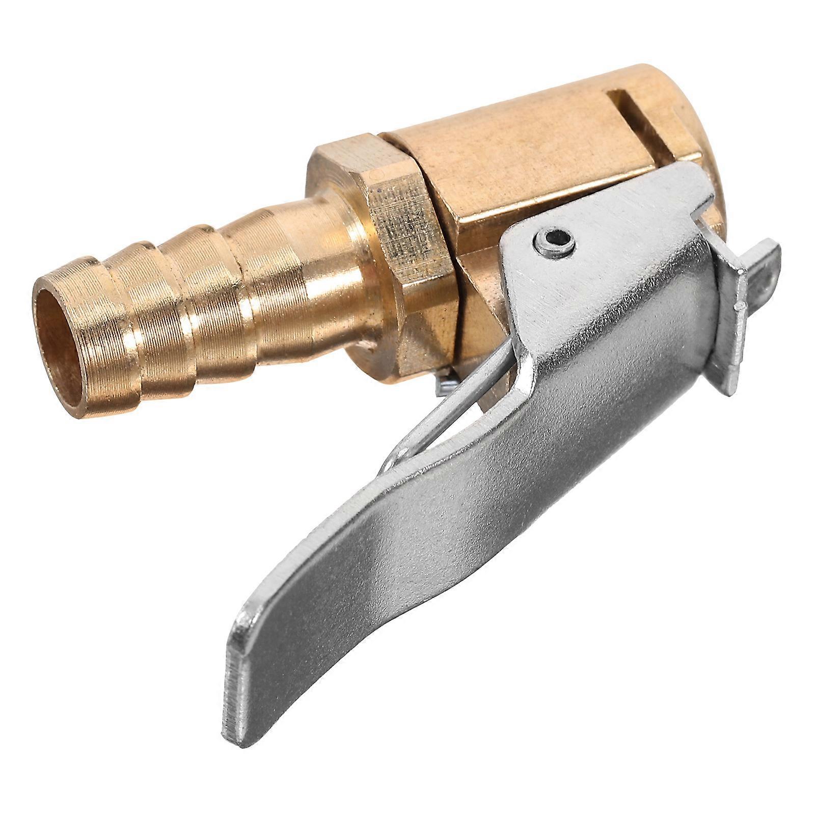 Masteelf Tire Air Chuck with Clip Tire Inflator Nozzle Adapter Air Chuck Locking Compressor Accessory