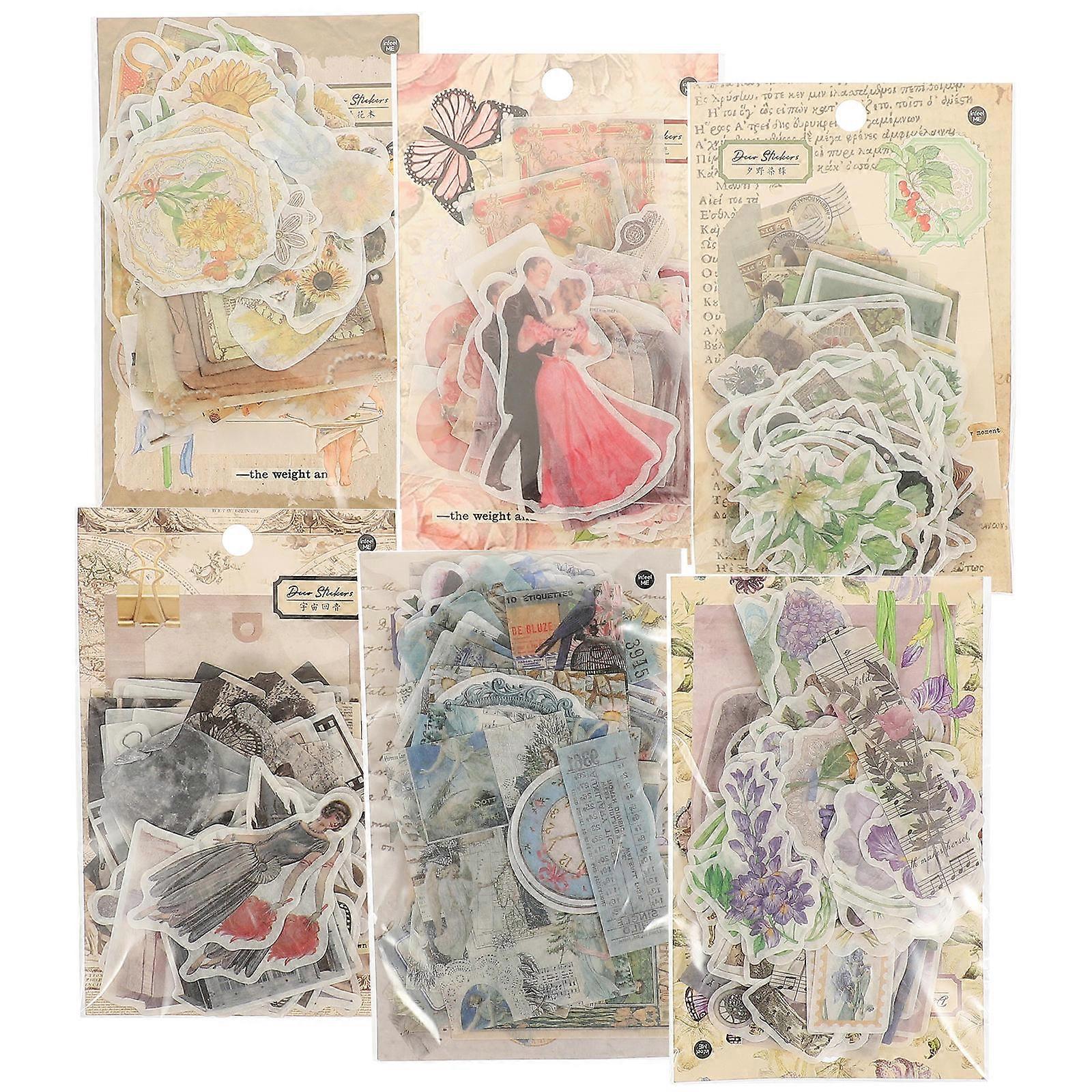 Journal Stickers 600 Sheets For Paper Crafting And Decoration Artists And Multi Color No Residue Stylish Scrapbooking