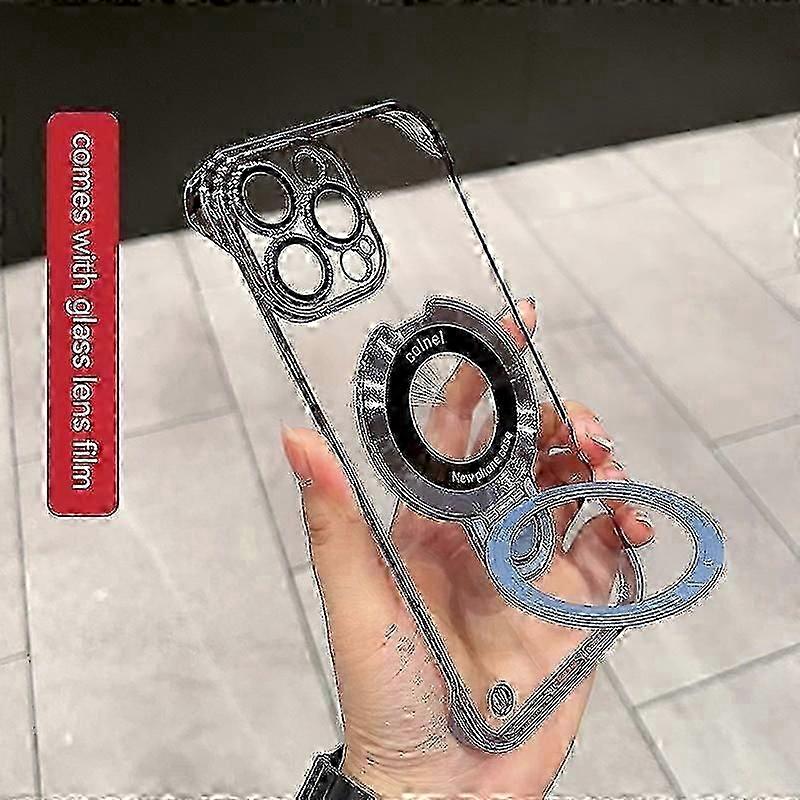 Airbag Anti-fall For Iphone Case With Invisible Ring Stand For Iphone 15 Series