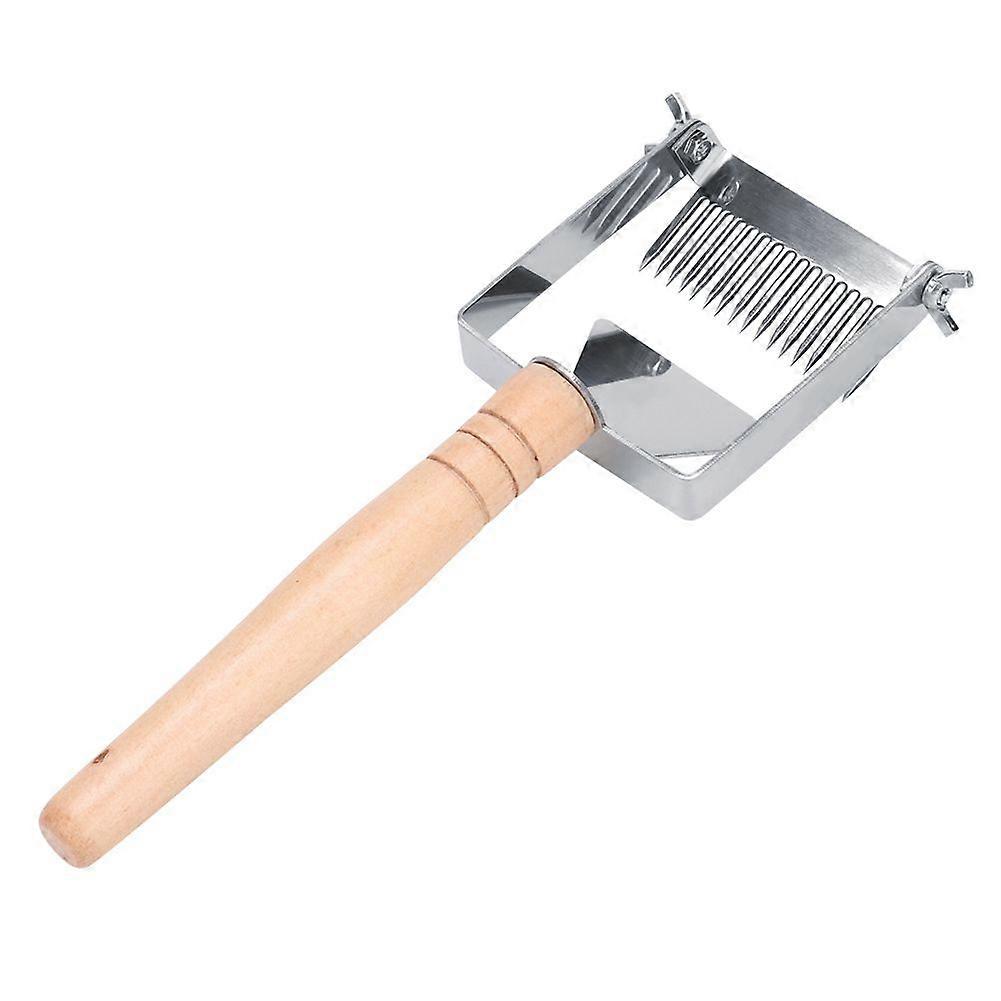 Adjustable Stainless Steel Beehive Scraper Beekeeping Uncapping Fork Tool Equipment