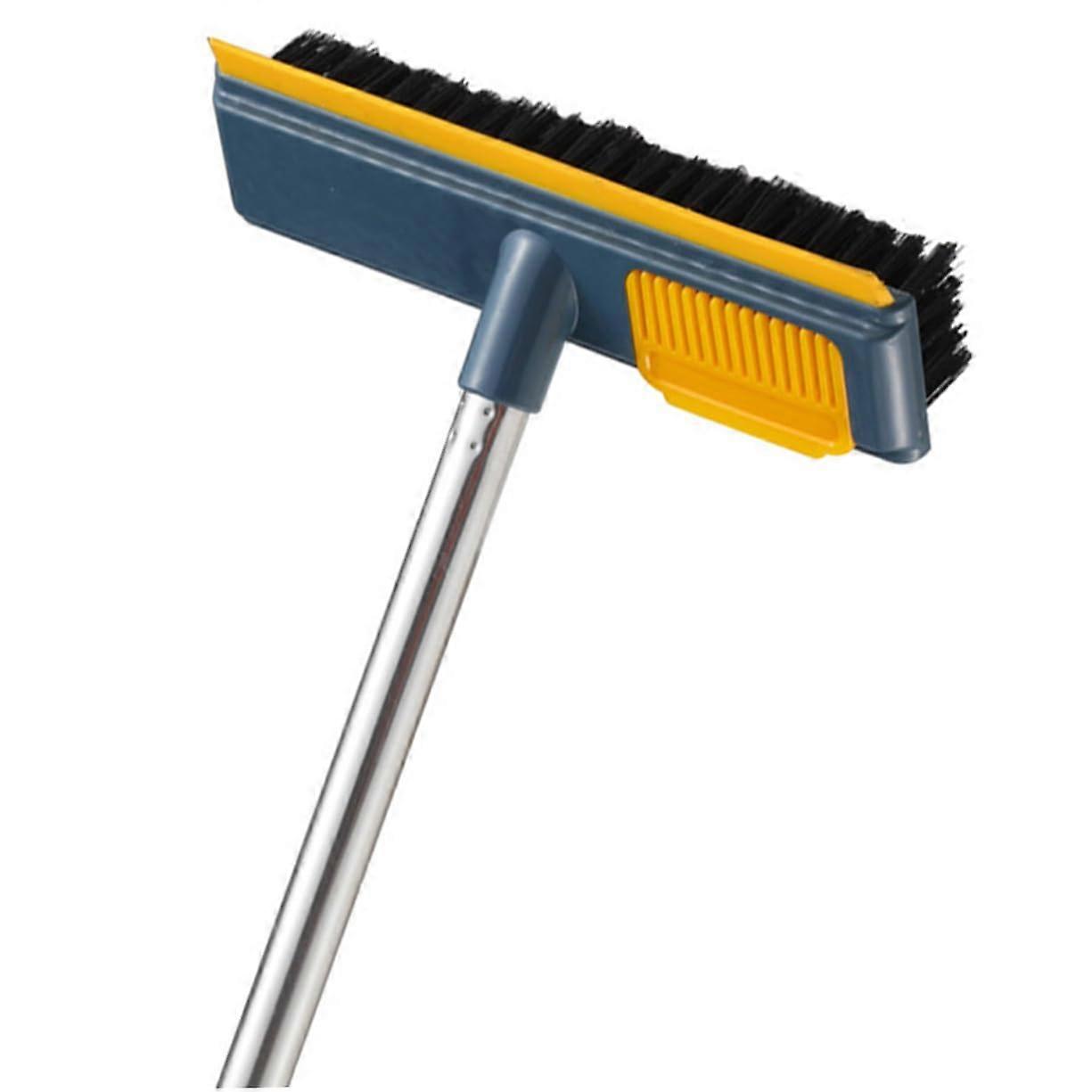 Sturdy floor cleaning brush for bathroom, kitchen with ergonomic design.