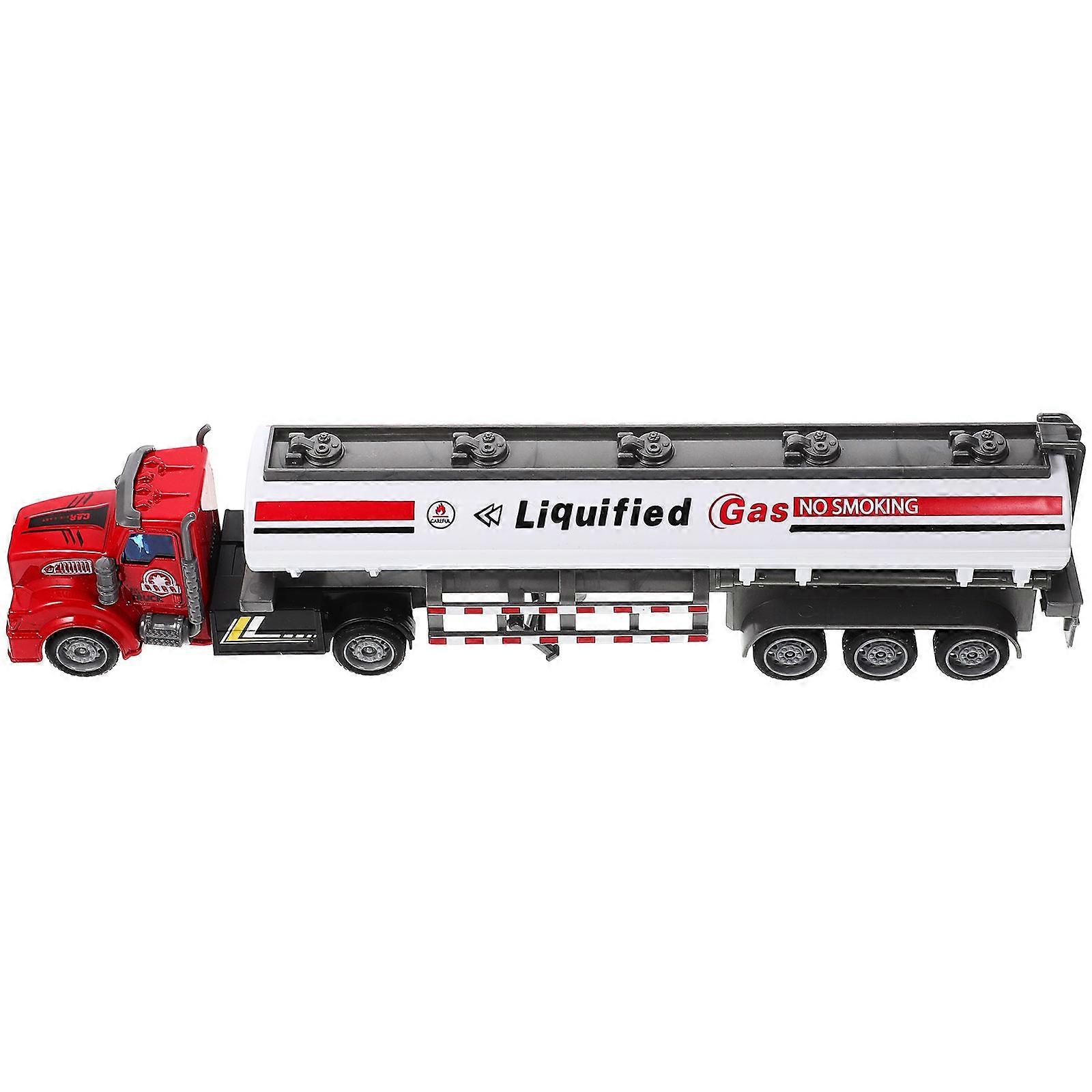 Simulated Autotruck Model for Boys – Lifelike Mini Container Truck with Pull Back Function, High Grade Material Transport Car Carrier for Collectors