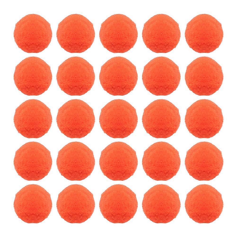 500Pcs Orange Polyester Plush Ball Craft Material For DIY Enthusiasts Accessories For Home Decor And Creative Projects