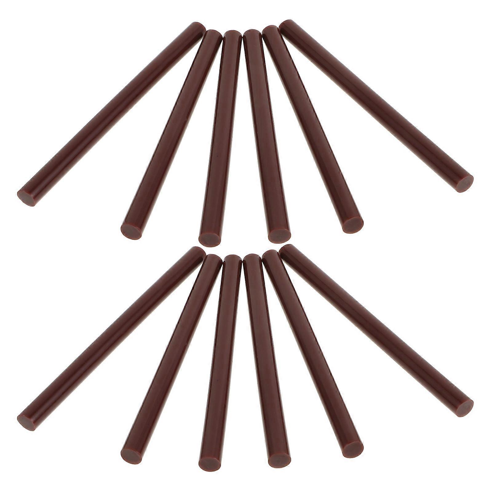 All Purpose Hot Melt Glue Sticks 20Pcs Coffee Colored for DIY Crafts Home and Office Use Bonding