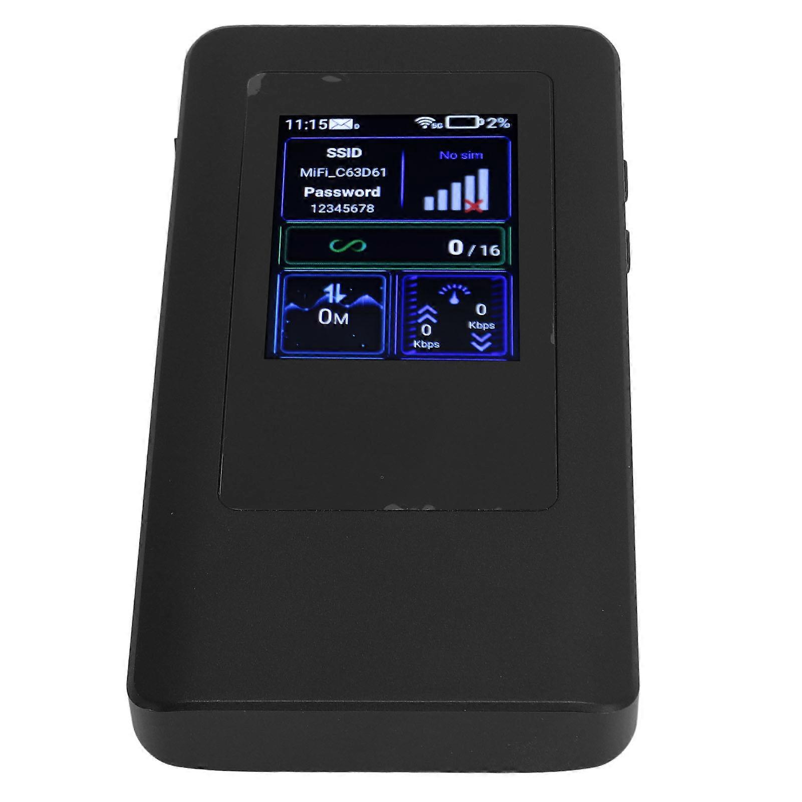 5G WiFi Mobile Hotspot 8 Core CPU WiFi6 Technology Sharing 5G and 4G LTE Hotspot 16 Connected Devices 10000mAh 5G Portable WiFi 