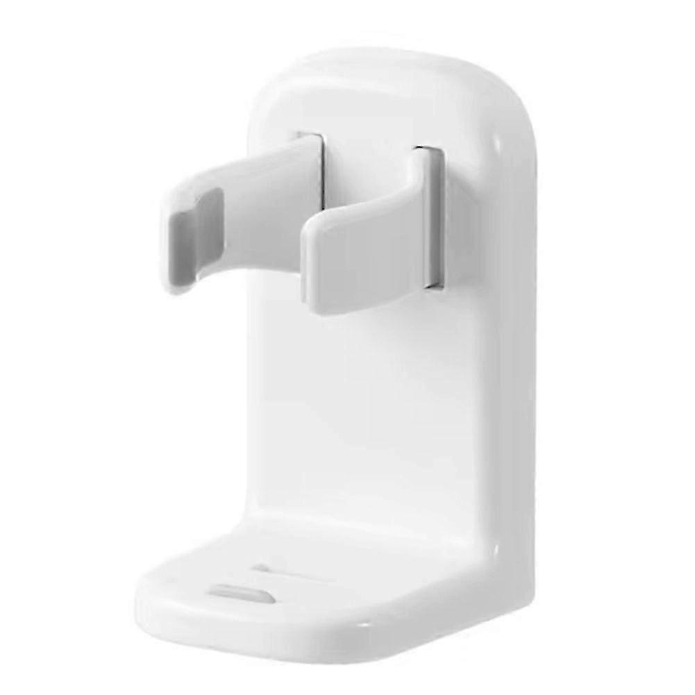 Wall Mount Storage Rack with Spring Clip Non-Punching Design for Home Office