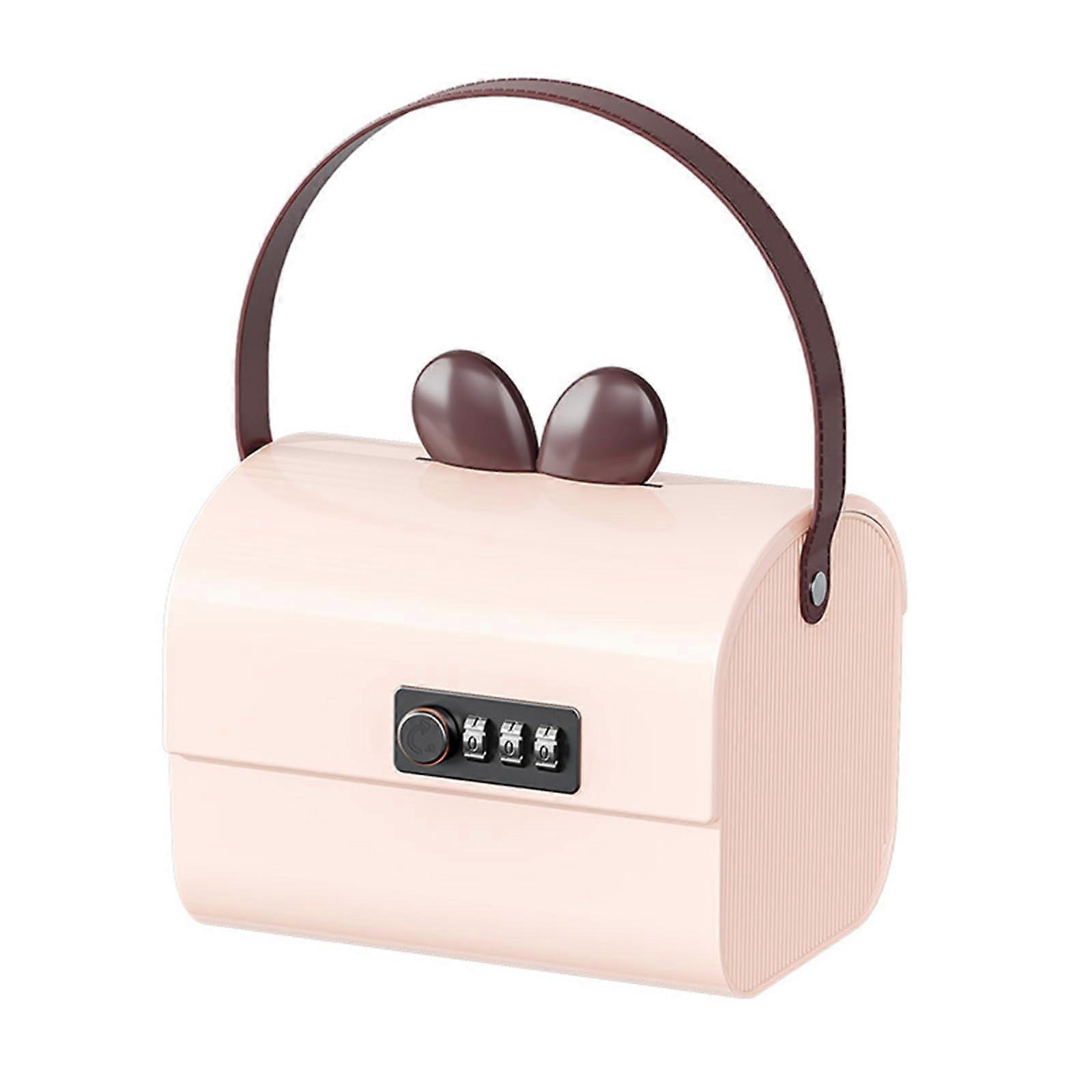 Handheld Treasure Box Storage Organizer with Lock - Secure Storage for Valuables, All Ages, Compact and Durable Design