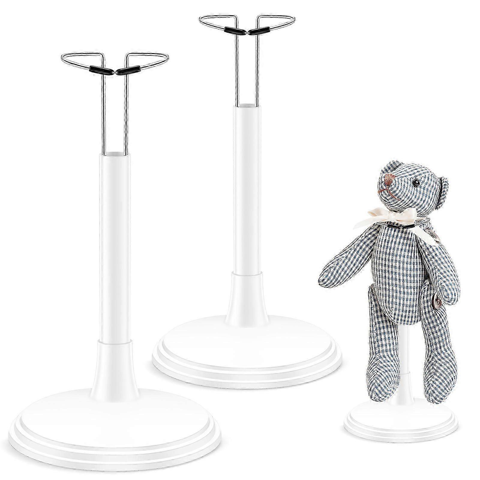 2 Pcs Doll Brackets Portable Doll Support Stands Practical Dolls Storage Racks for Shop Home