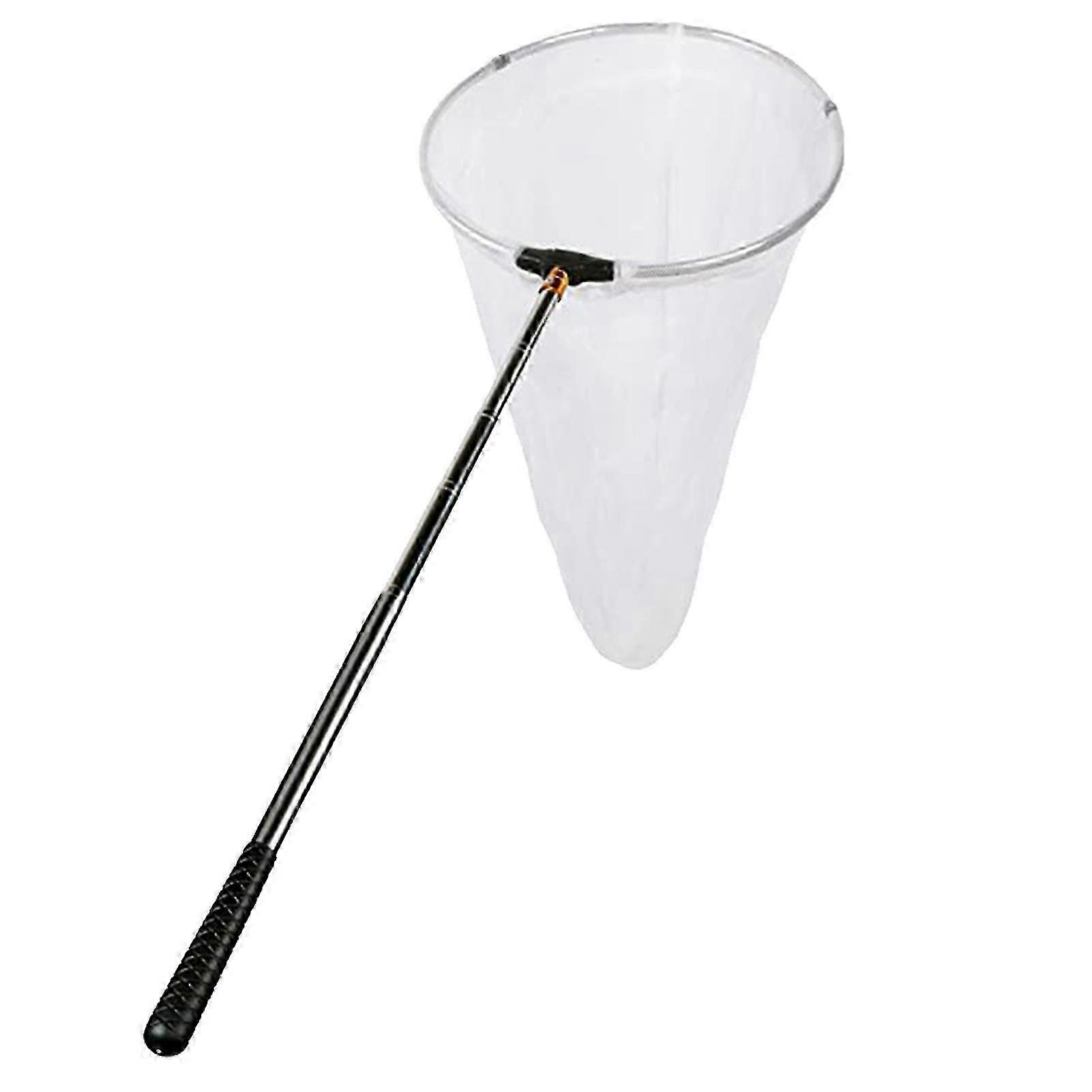 Telescopic Butterfly Net for Outdoor, Extendable Fishing Net with Stainless Steel Handle