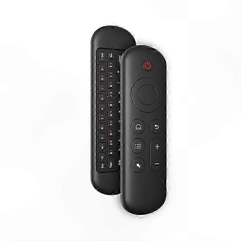 Wireless Keyboard with Dual Mode 2.4G Bluetooth Colorful Backlight Smart Remote for TV and PC