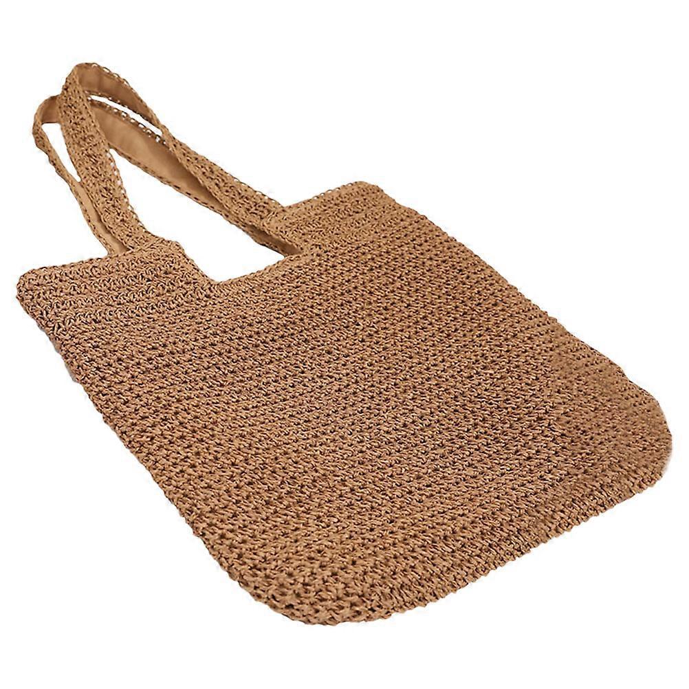 Stylish Woven Straw Tote Bag for Women – Durable Beach & Daily Use with Ample Storage for Shopping, Picnics, and Everyday Style