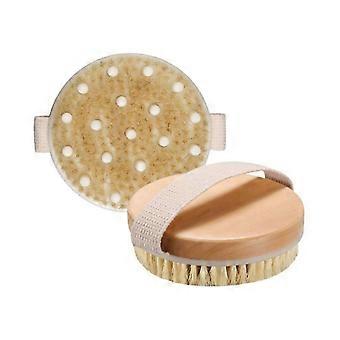 2025 Latest Model CSM Dry Body Brush - Natural Bristle Exfoliating Brush for