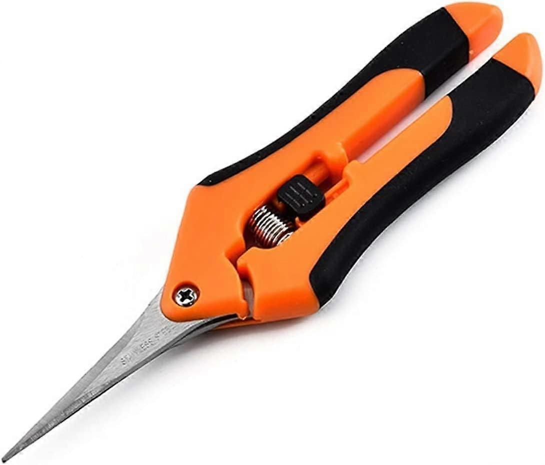 hand garden shears with spring, garden shears, sharp steel pruning shears