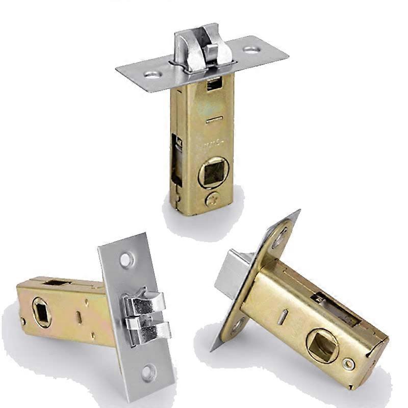 Euro Cylinder Lock 60mm 70mm Bathroom Single Latch Lock Body with Three Bar Tongue and Various Upholstery Edges