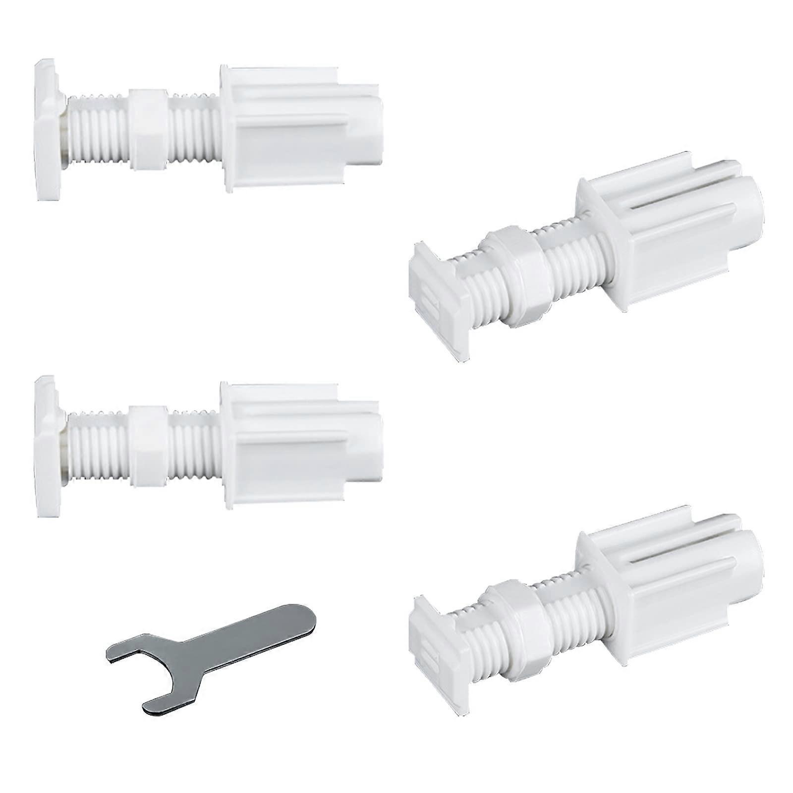 Venetian Blinds Brackets 4 Pack Plastic Adhesive Brackets No Drill No Tools Roller Blind Fittings Set