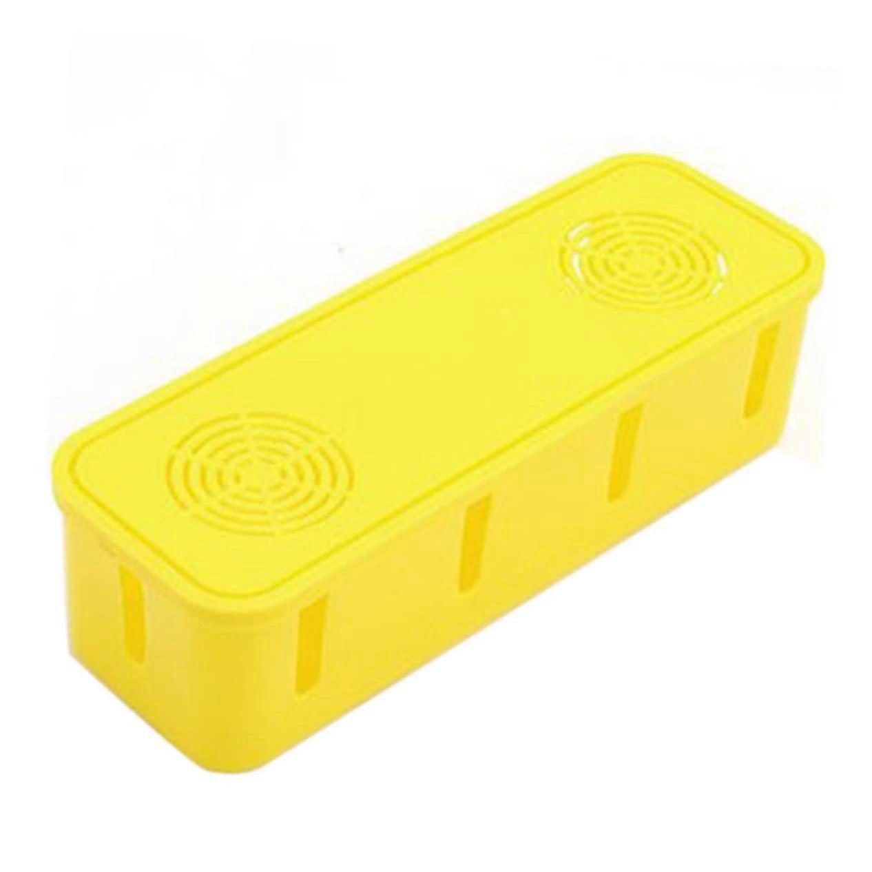 Multifunctional cable storage box, dustproof design for safe storage of sockets, cables for cable management in the living area.