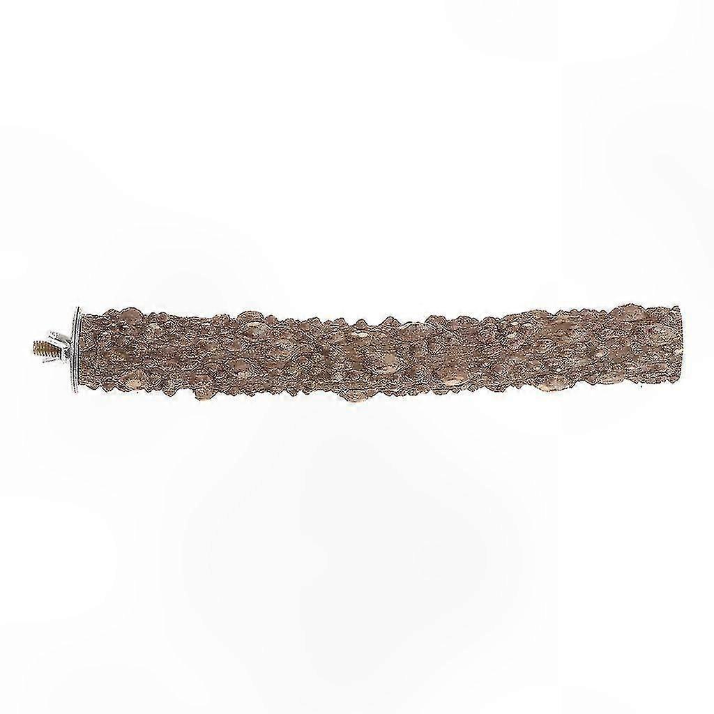 Wooden Bird Stand for Small to Medium Parrots Natural Log Perch Tree Rack