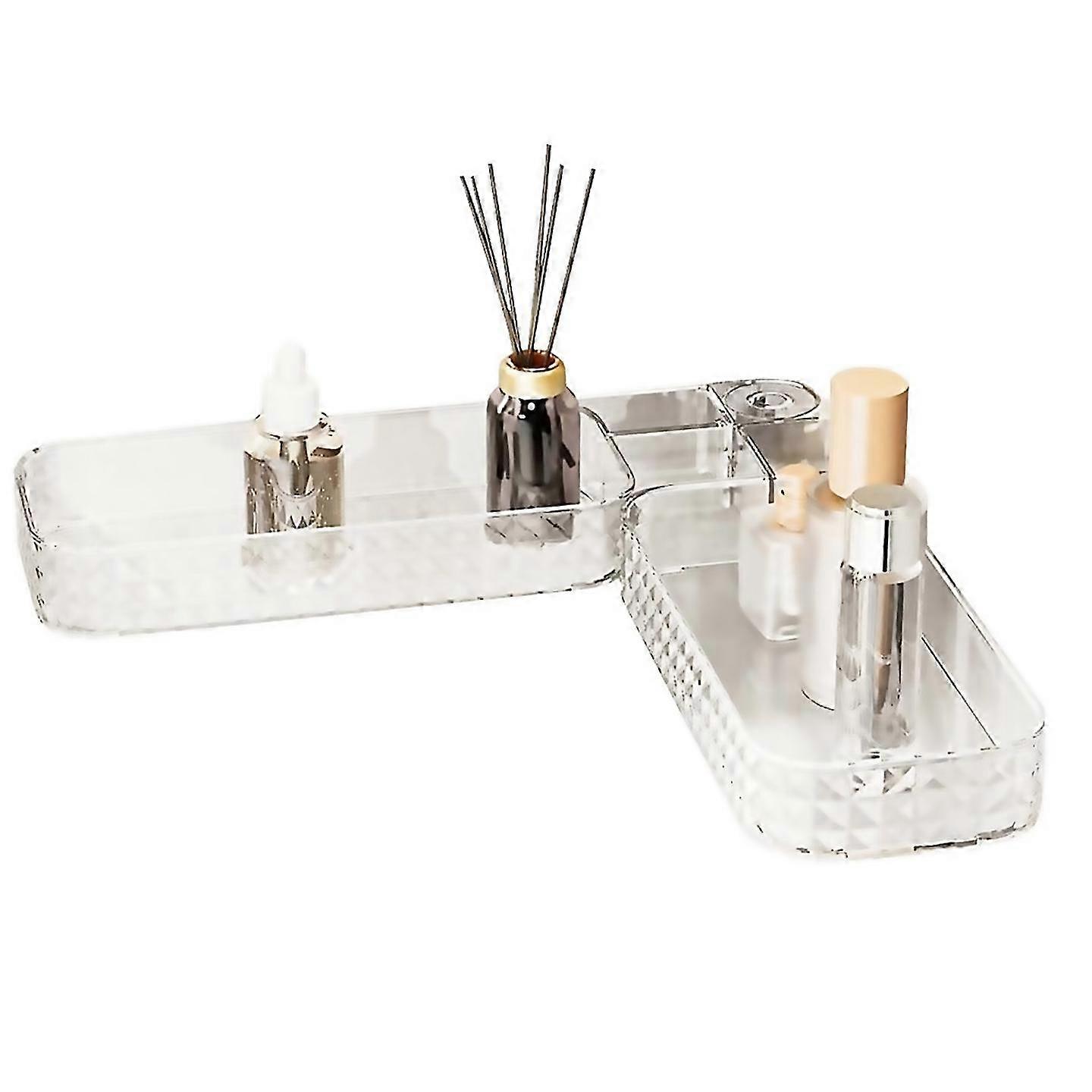 For multifunctional wallmounted rotating storage corner shelfb