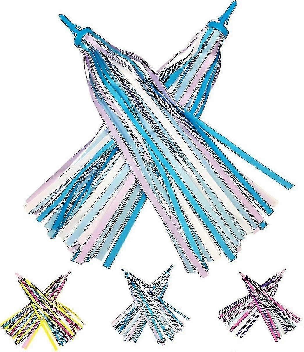 1 Pair of Colourful Handlebar Fringe Streamers for Kids' Bikes and Scooters