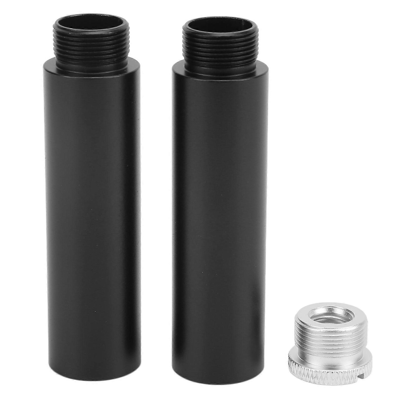 2 Pack Adjustable Microphone Stand Extension Rod, Durable Parts.