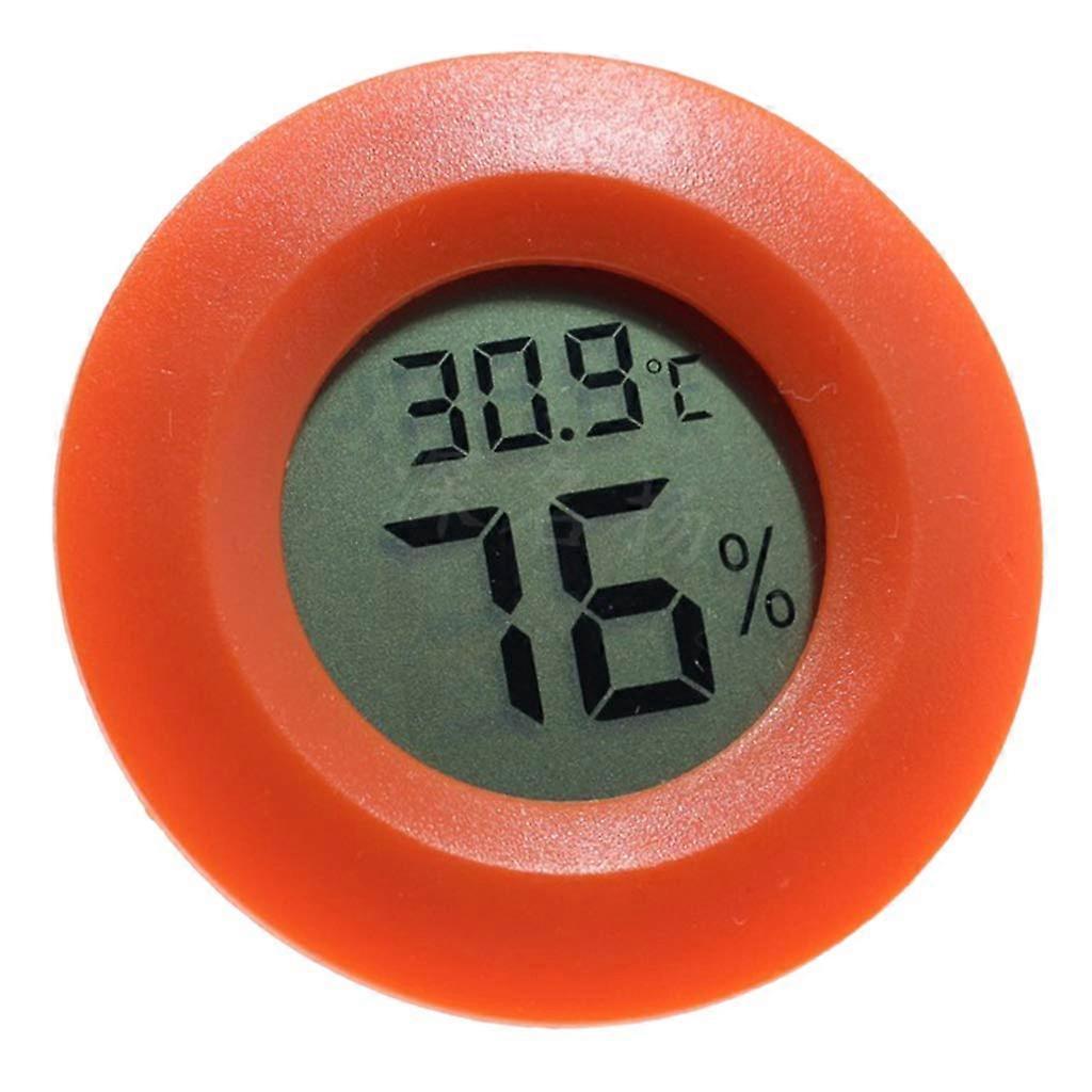 1Pcs Digital Humidity Hygrometer For Reptile Tank Vivariums (Red)