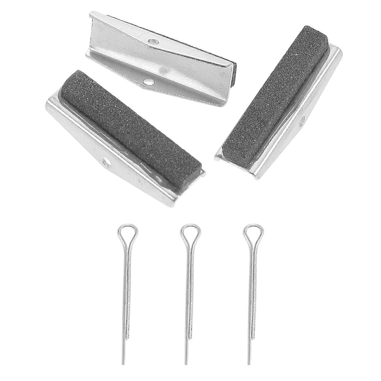 Engine Cylinder Honing Stones for Car 3 Jaw Design Professional Automotive Tool Durable Metal 3 Set