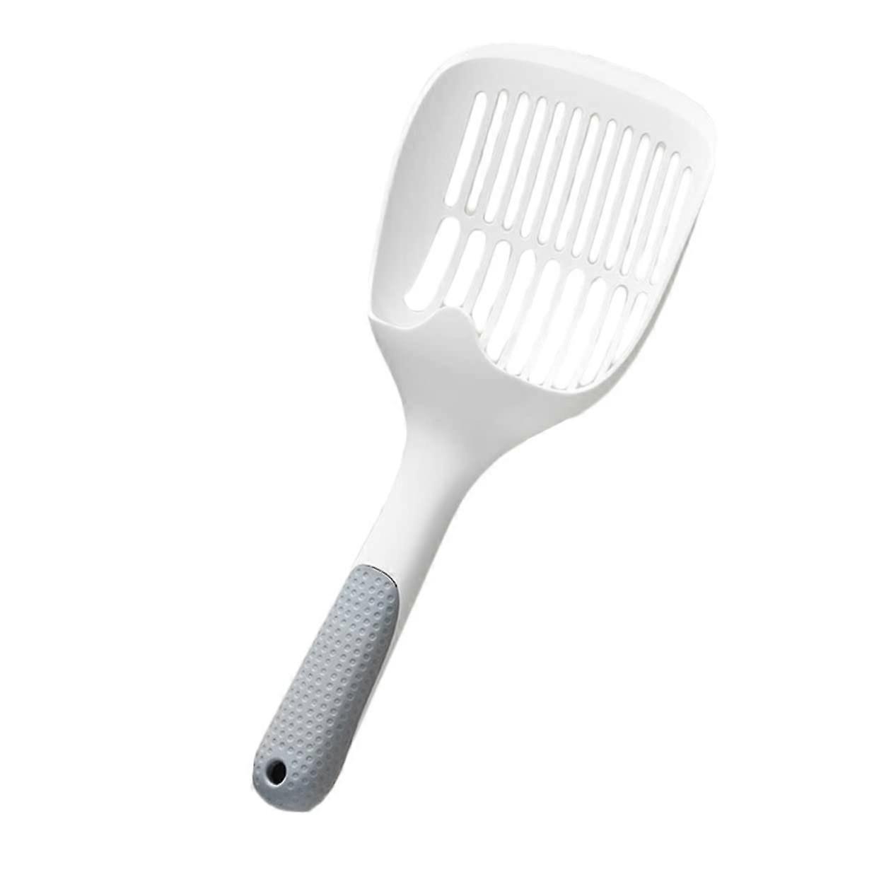2pcs Durable Plastic Cat Litter Scooper Long Handle Easy Clean Pet Accessories Ref: 9342
