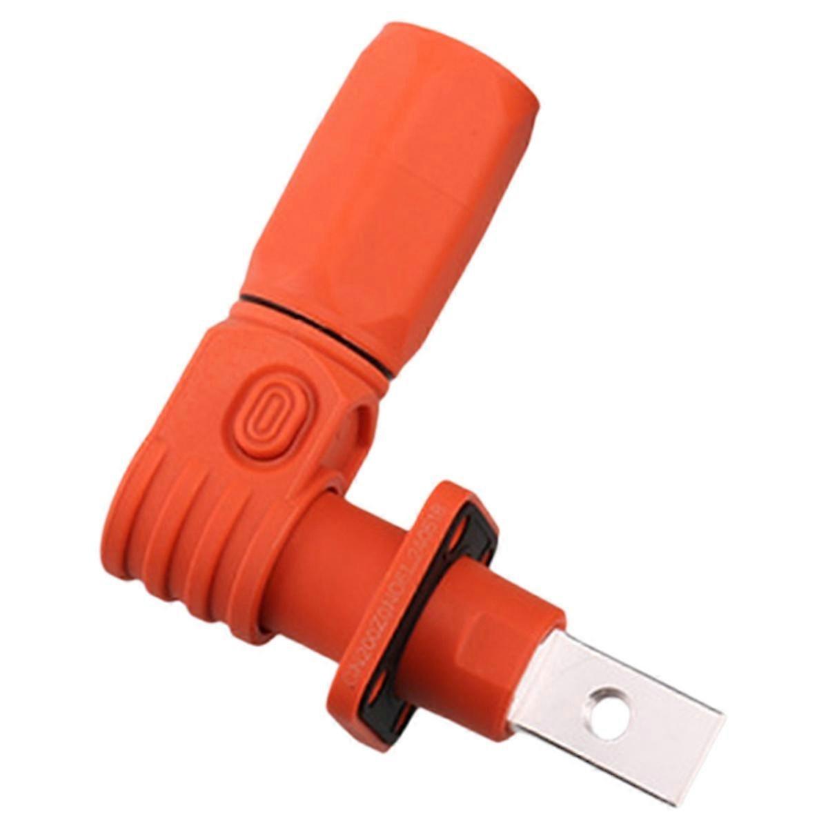 Battery Box Terminal Connector 200A Detachable Quick Plug Terminal Flame Retardant IP67 Single Core-Orange-
