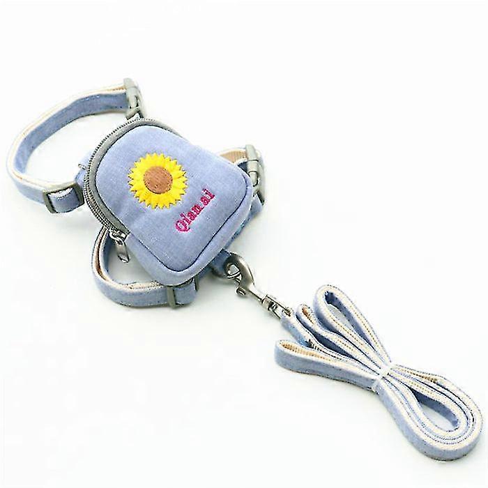 Dog Leash Dog Leash Embroidered Pet Backpack Teddy Bichon Hand Hold...