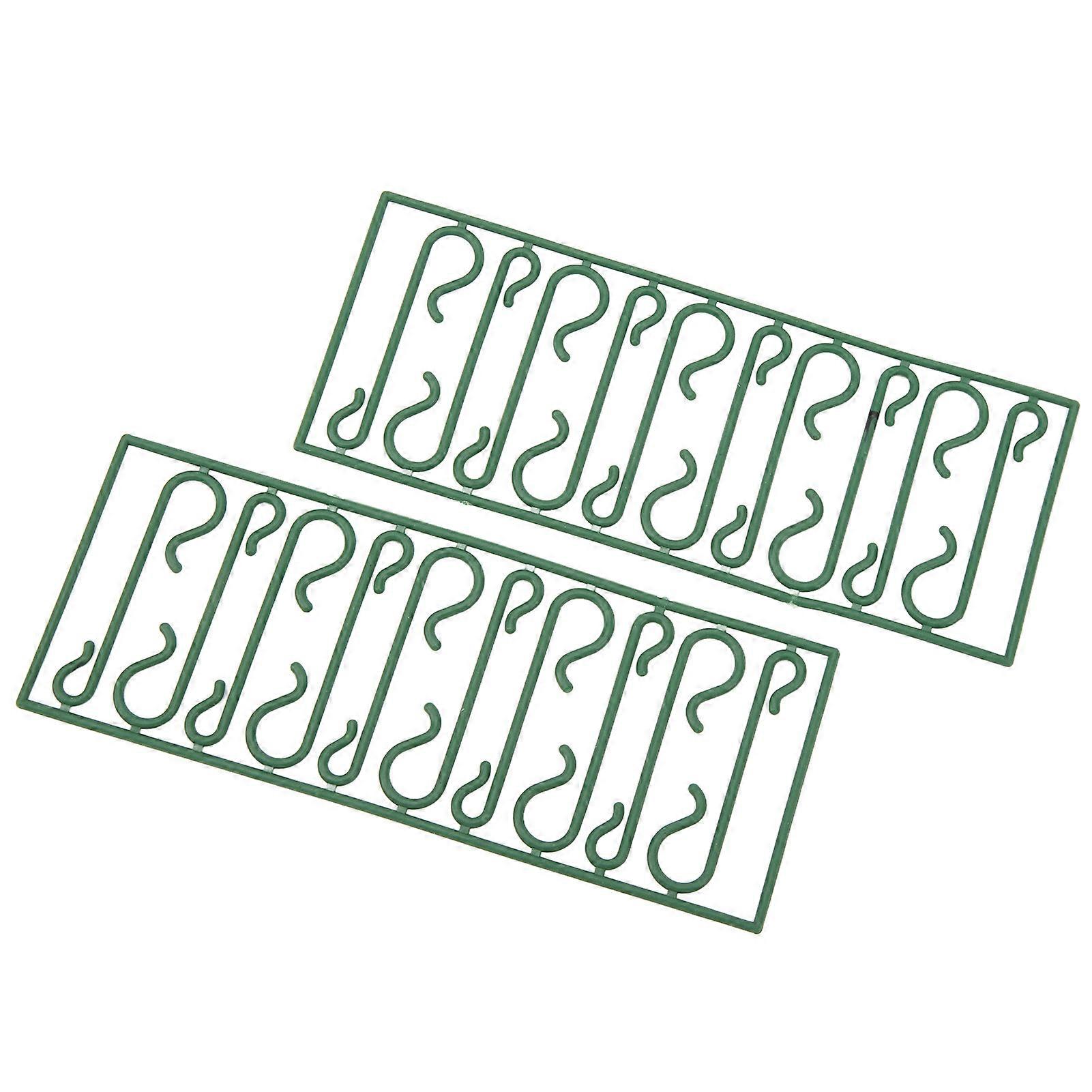 300pcs Mini Plastic S Hooks for DIY Crafts, Tags & Ornaments