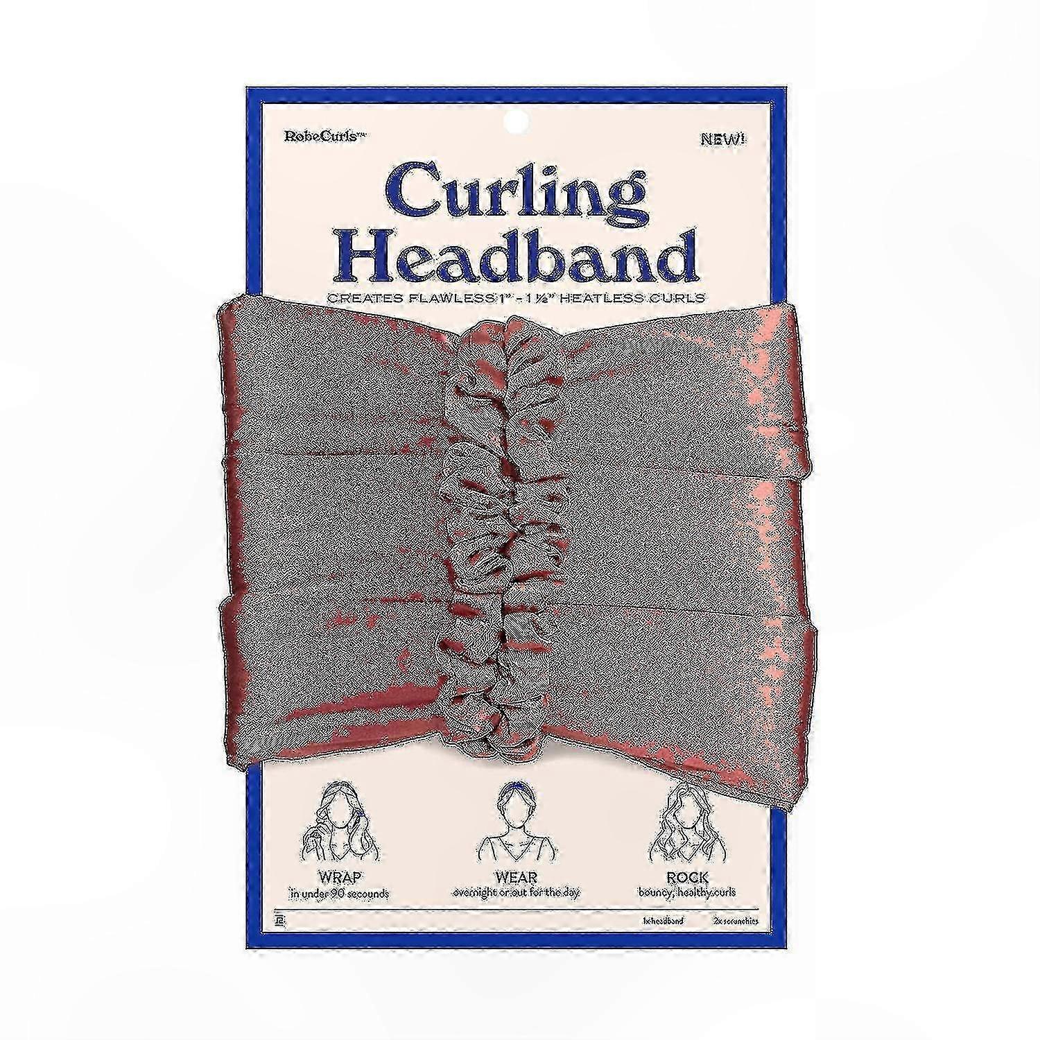 Heatless Curling Headband for Effortless Overnight Waves No Heat Styling Solution