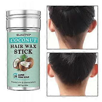 Bâton de cire pour cheveux, bâton de cire pour cheveux, cire pour cheveux rebelles, dompteur de cheveux Fly away, bâton lisse pour cheveux non gras, pommade de cire coiffante à forte tenue 