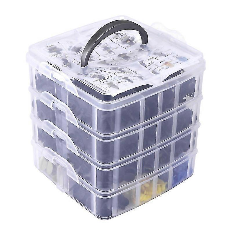 For 650 Pcs Plastic Car Retainer Different Fasteners Clip Moulding