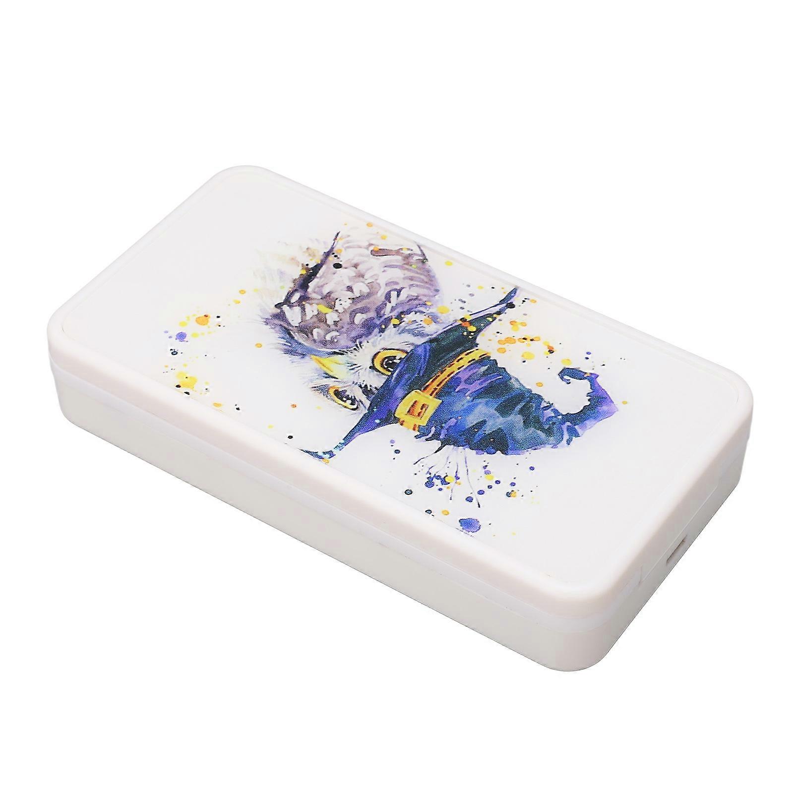 Cigarette Case with Light Large Capacity Rechargeable Storage Box with Electric Heating Rod for Home Office Travelling 