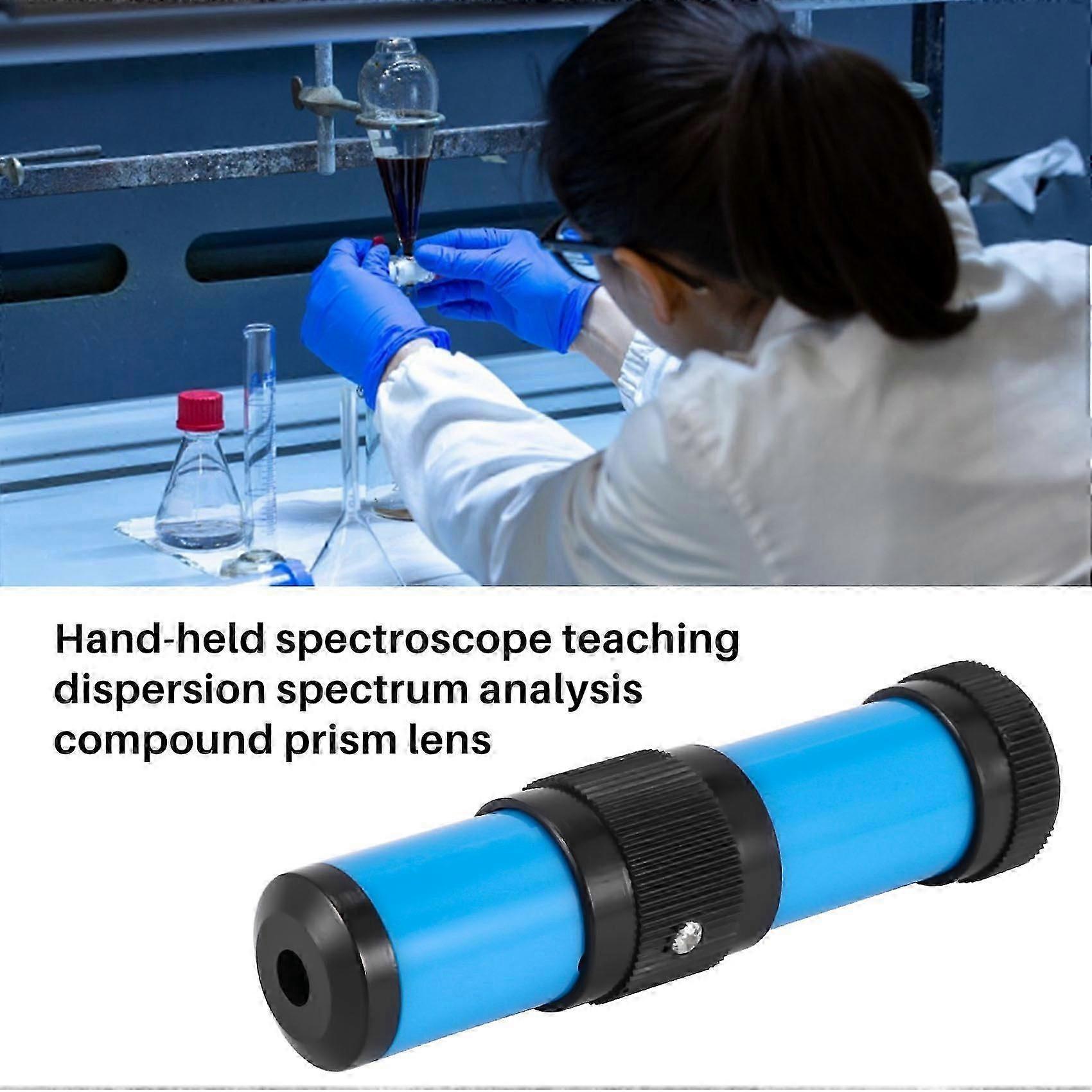 1Pc Handheld Spectroscope Light Emission Spectroscopy Spectrum Physics Science Hobby