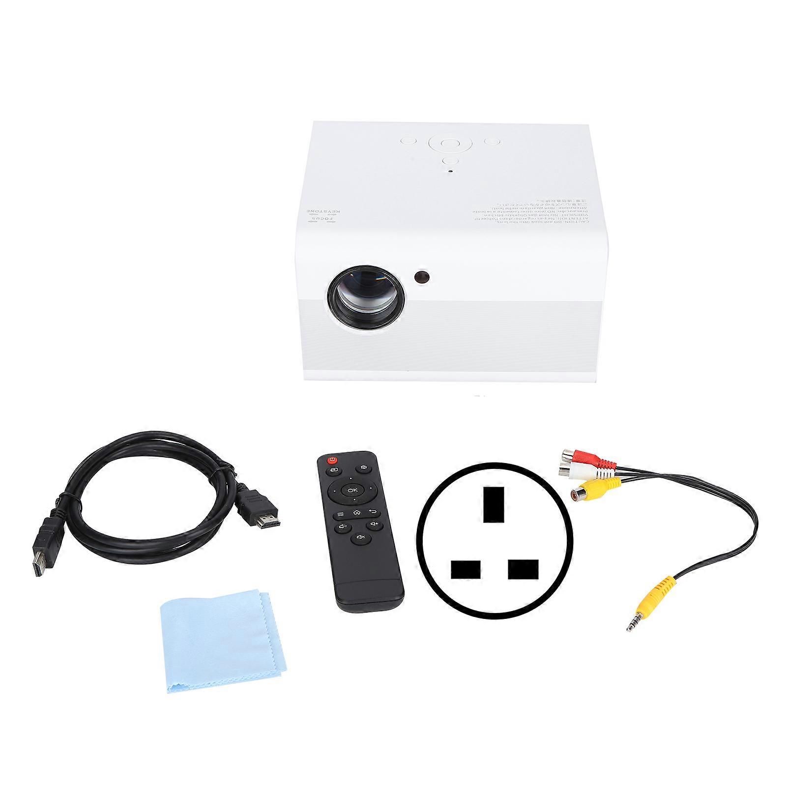 T10 HD Portable Projector - 1080P, Low Noise, Bluetooth 4.0 for Home Theater