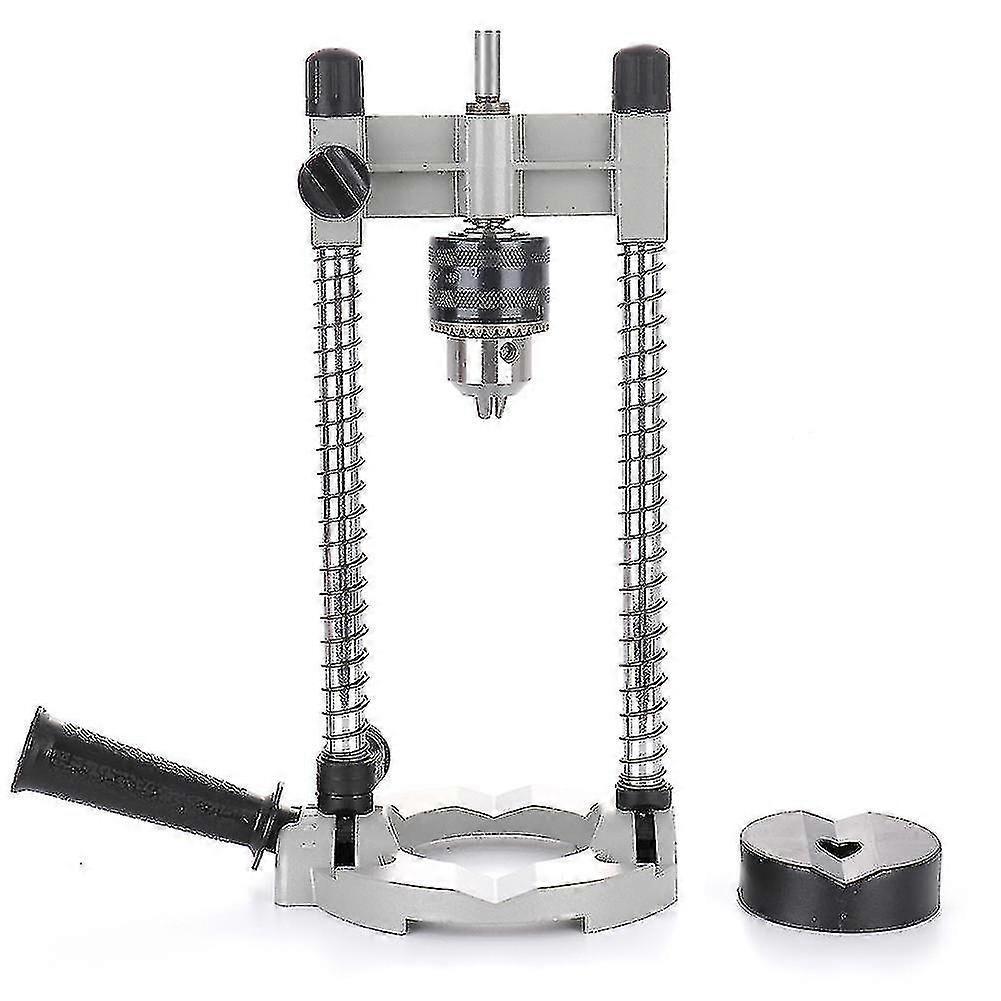 45-90° Adjustable Drill Stand Attachment with Chuck for Electric Tools
