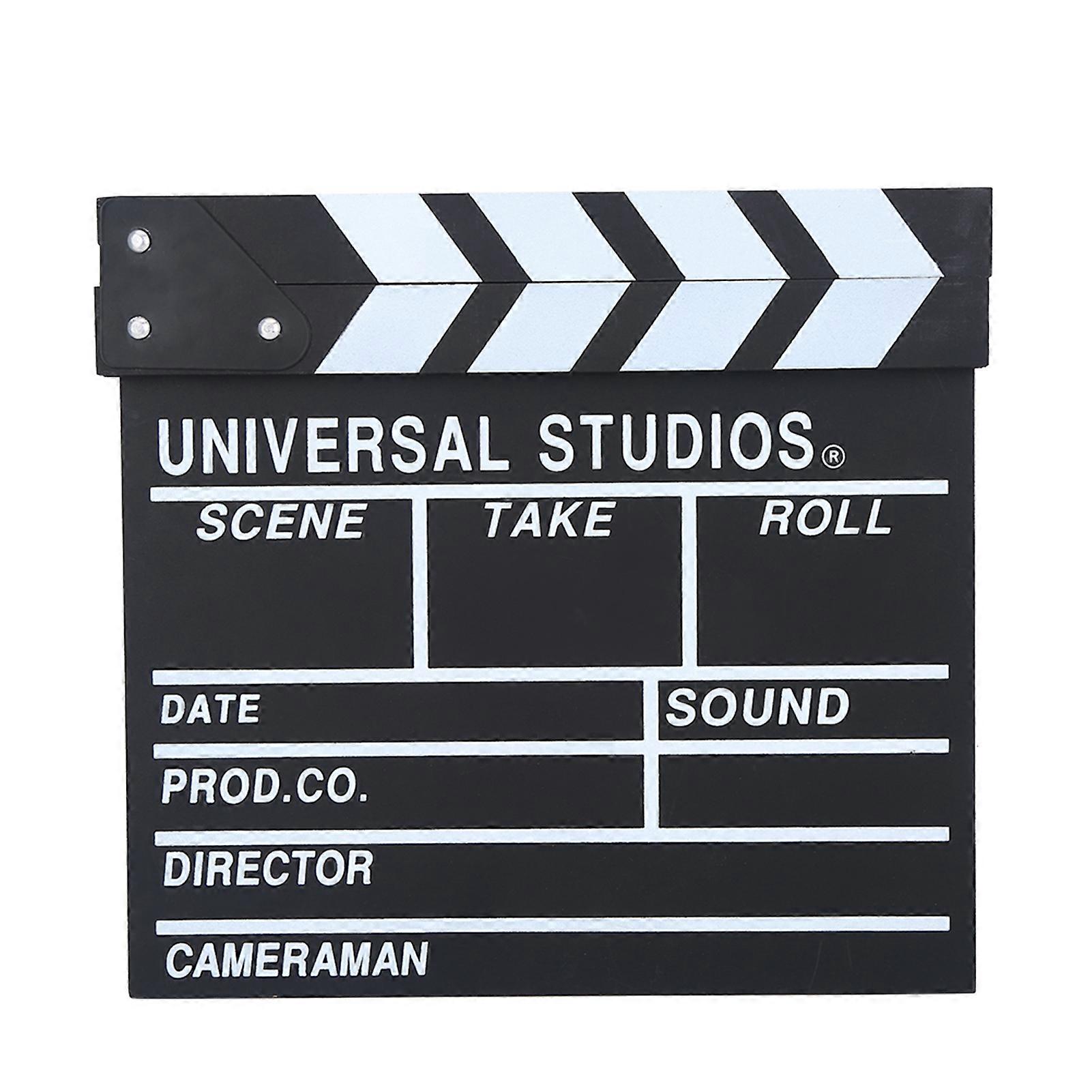 Wooden clapperboard for TV director