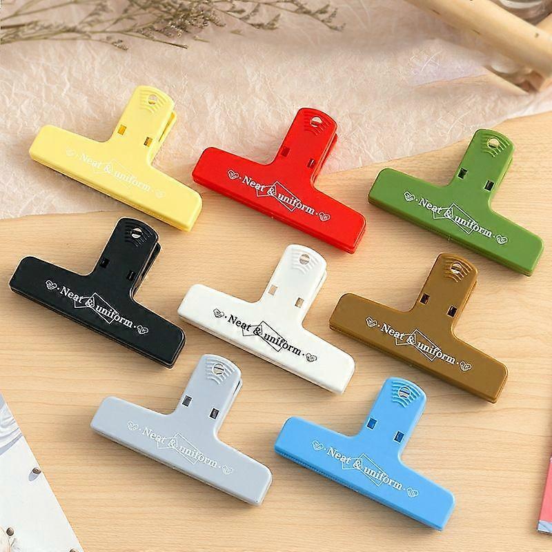 Handbook Clip Colorful Retro Plastic Clip