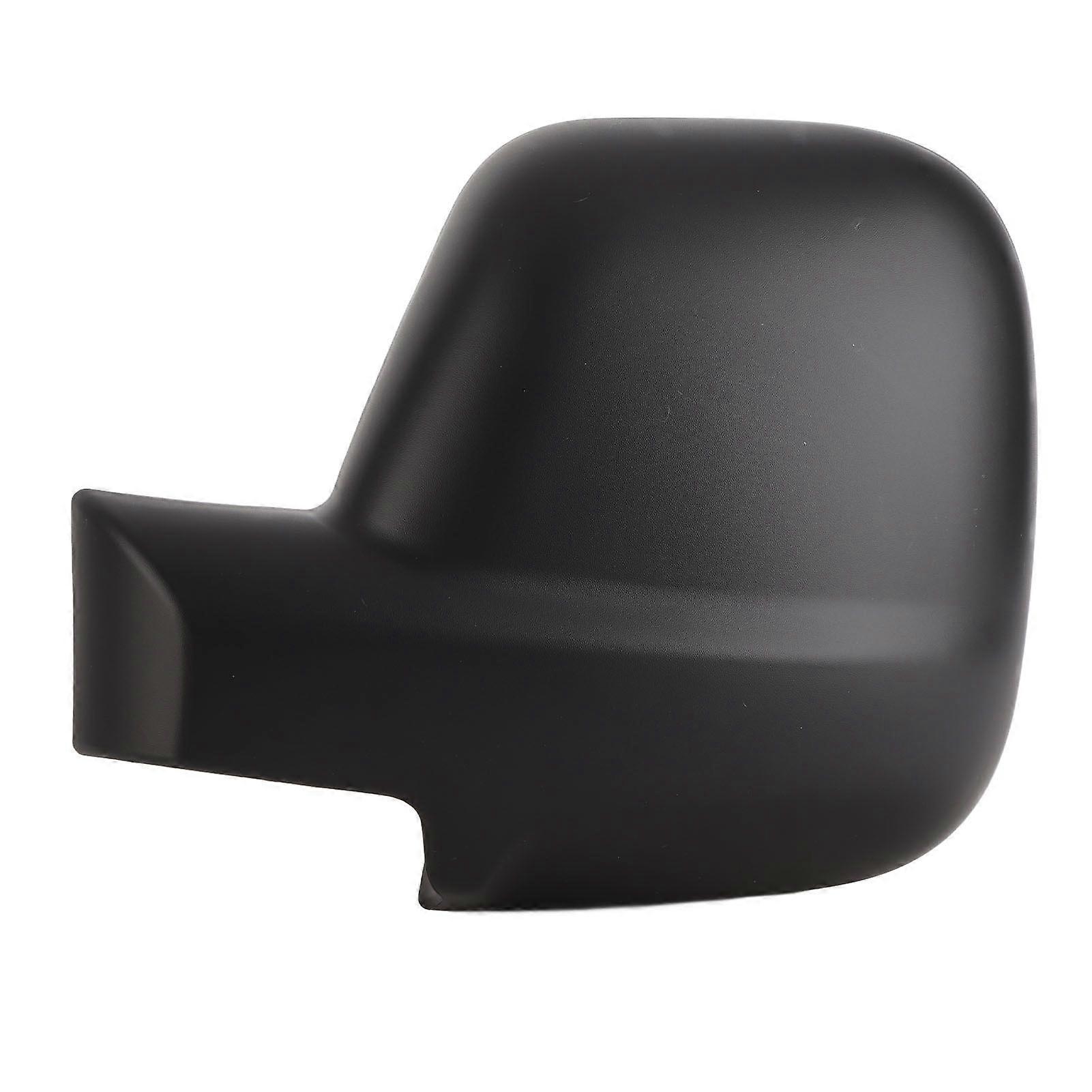 Rearview Mirror Cover Cap Black Stylish Scratch Resistant Wing Mirror Cap for Berlingo B9 2012 to 2018 Left