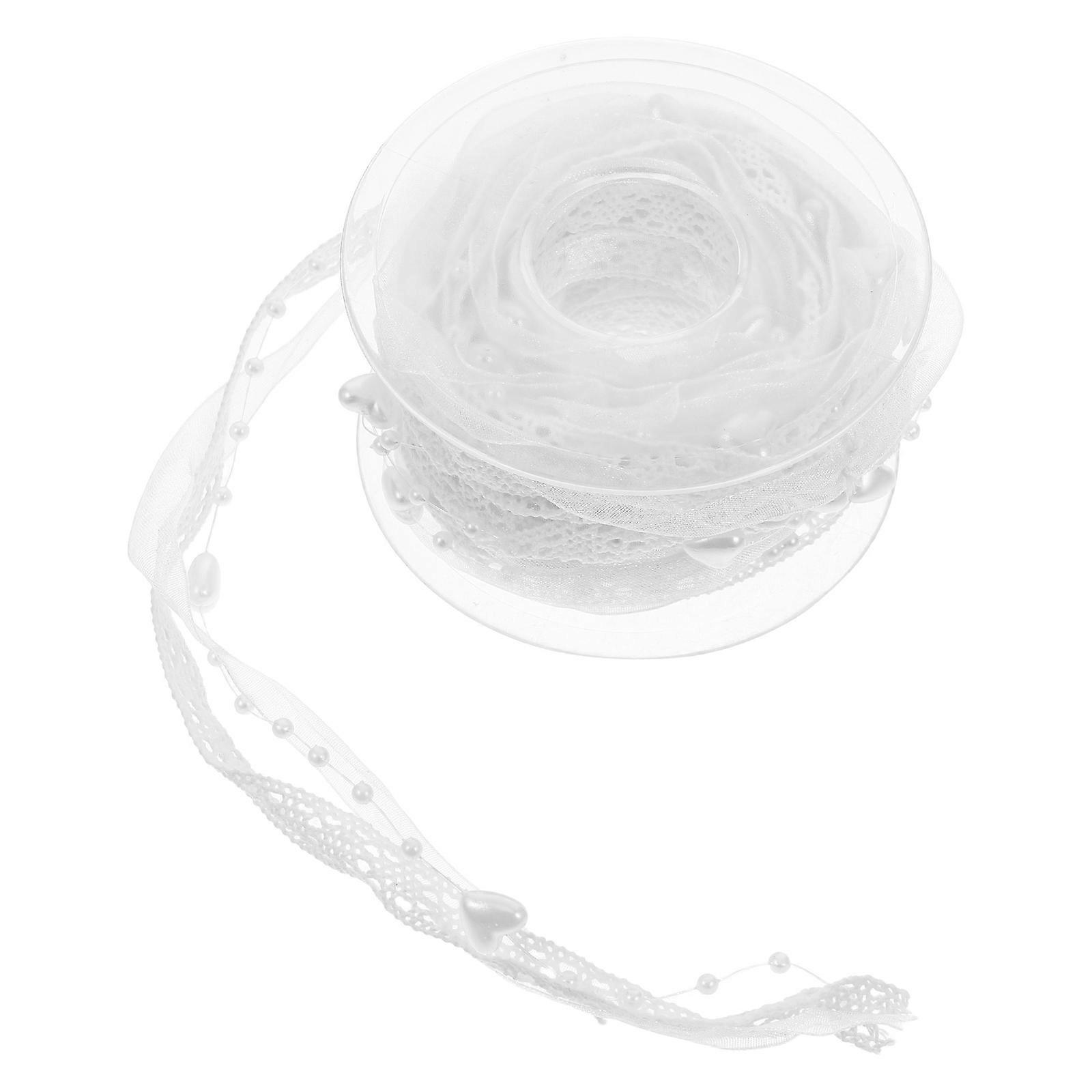 Handmade Silk Ribbon Lace Decorative Ribbon for Craft Projects 1 Roll