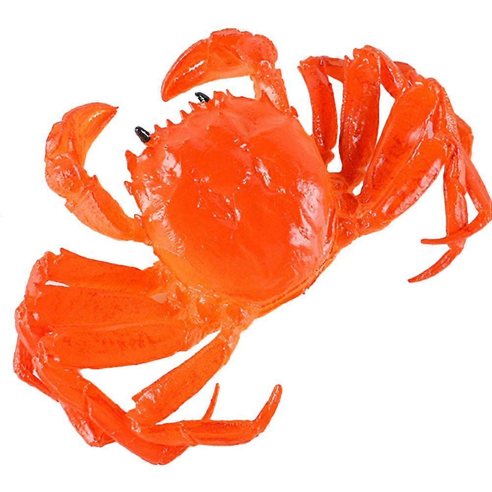 Artificial Crab Plastic Model Simulation Crab Decoration 2Pcs Set