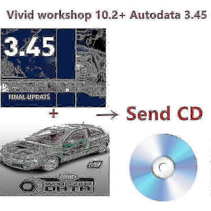 Newest Version Auto.data 3.45 And Vivid Workshop 10.2 Auto Repair Software + Install Video Guide+ Re